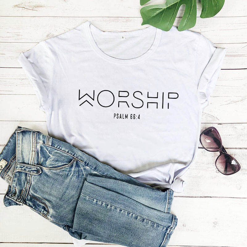 European And American Cotton Christian T-Shirt