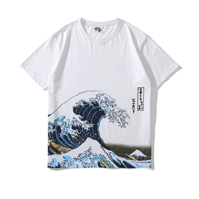 Japanese And Fashion Short-sleeved T-shirts For Men And Women