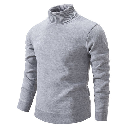 Autumn And Winter Velvet Thickening Sweater Knitwear Men's Turtleneck