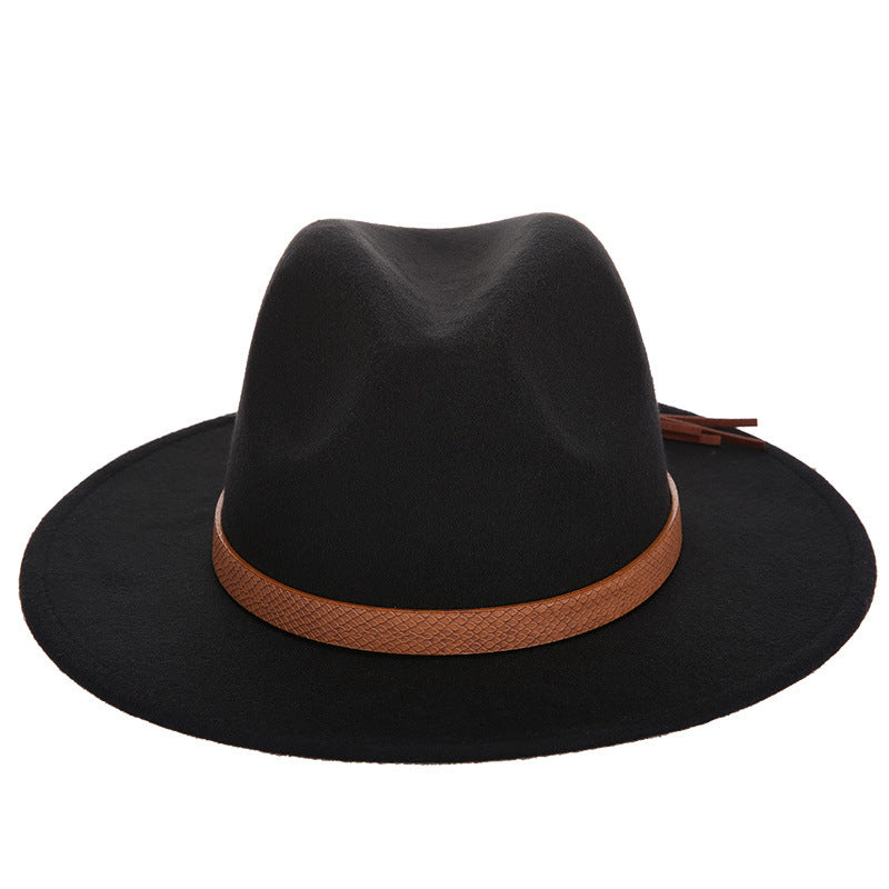 Woolen Jazz Hat Fashion Female Hat Top Hat