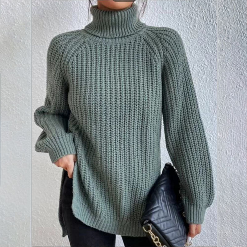 Woolen Sweater Fashion High Collar Thick Sweater