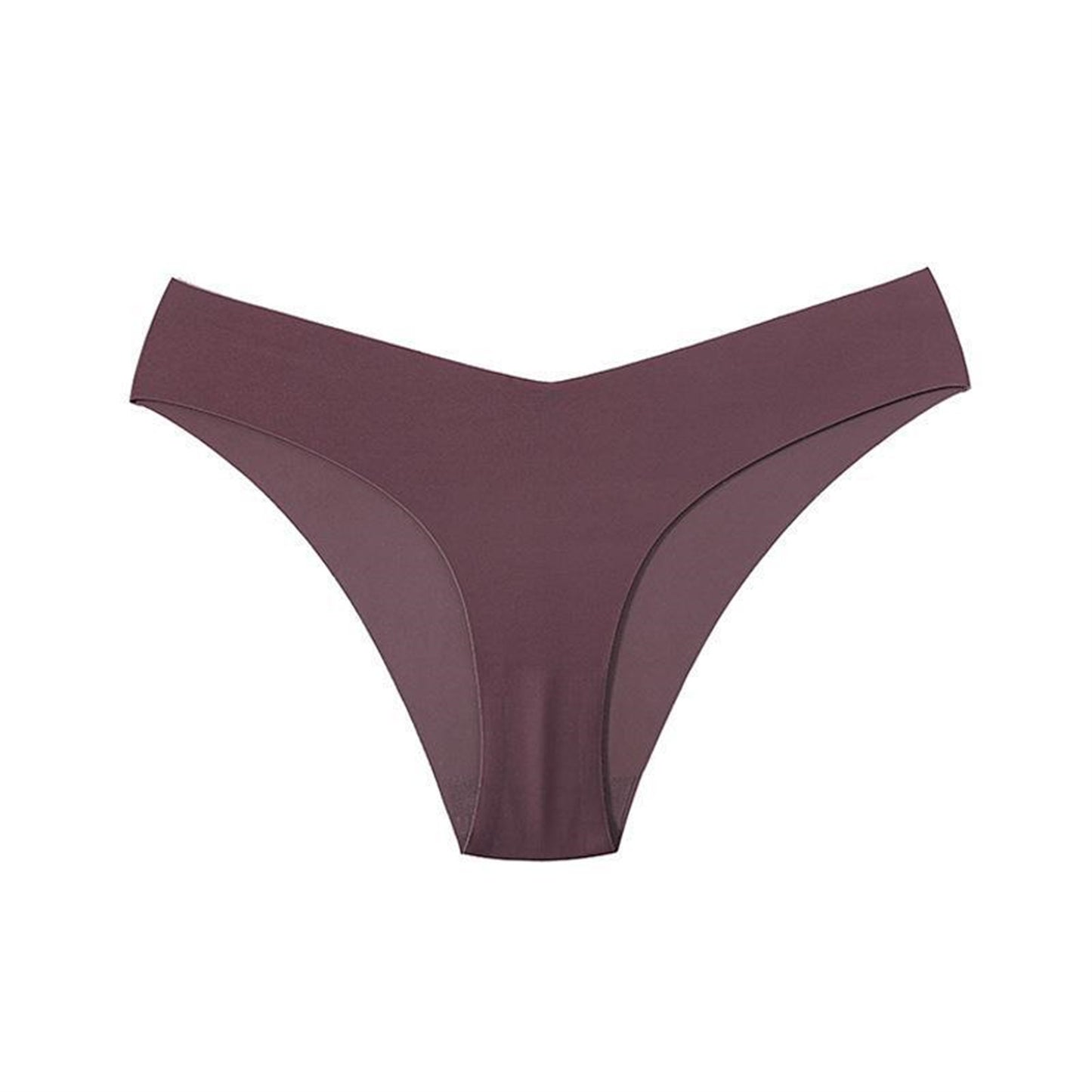 Women's V-shaped Waistband Seamless Ice Silk Panties