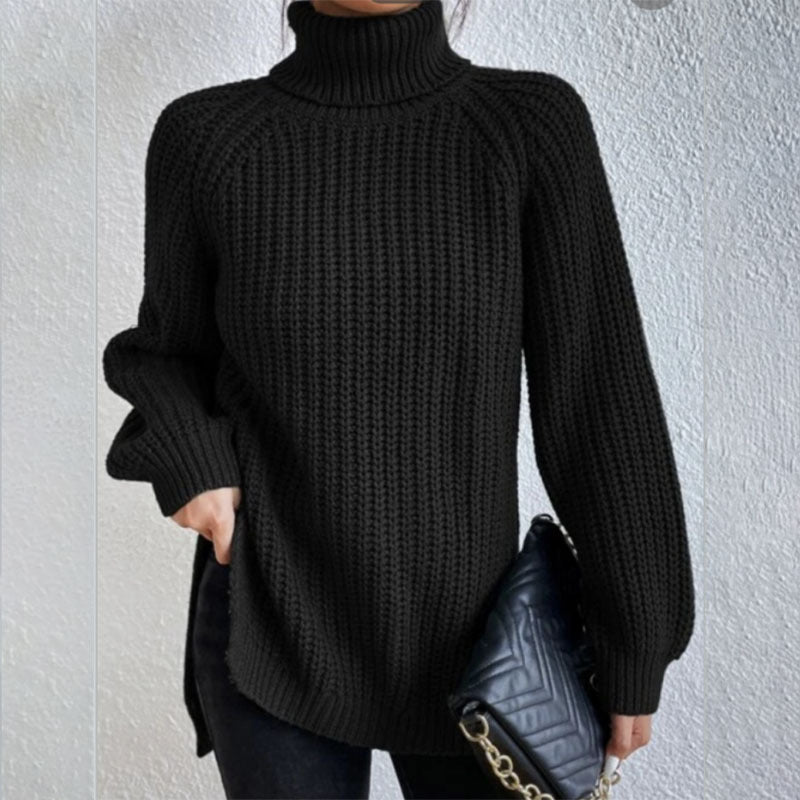 Woolen Sweater Fashion High Collar Thick Sweater