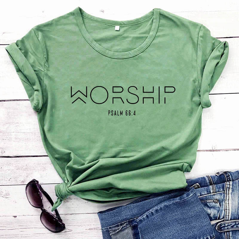 European And American Cotton Christian T-Shirt