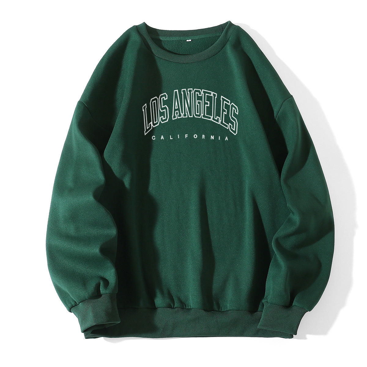 Letter Print Crew Neck Pullover Sweatshirt