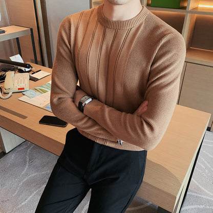 Men's Fashion Casual Round Neck Bottoming Shirt