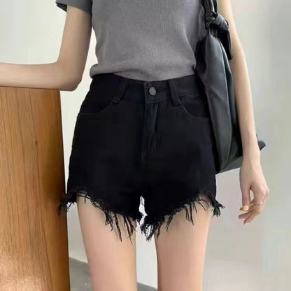 Anti-exposure Irregular Denim Skirt