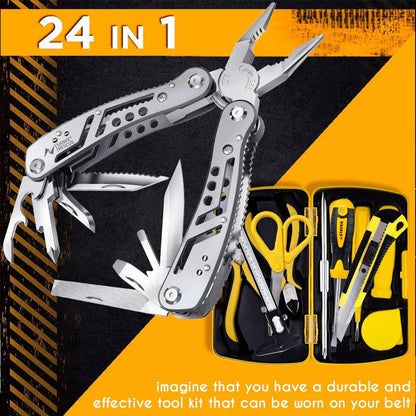 🔥 24in1 Portable Pocket Multitool Stainless Steel Pliers Knife Screwdriver Outdoor