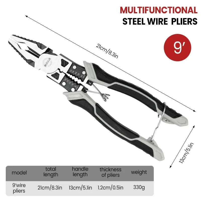 🔥 Multifunctional Universal Diagonal Pliers Hardware Wire Cutters Professional Electrician Anti Slip Durable Repair Tools