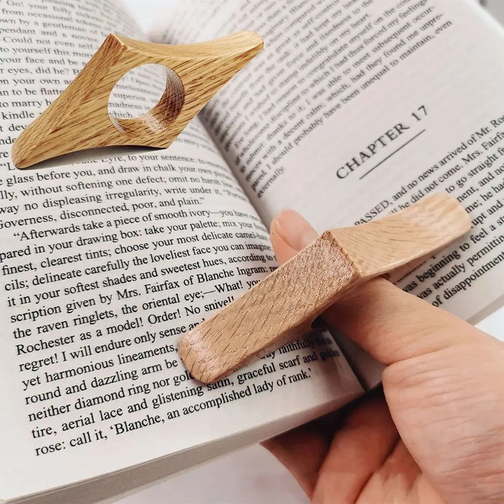 🔥 Wooden Support Book Page Holder