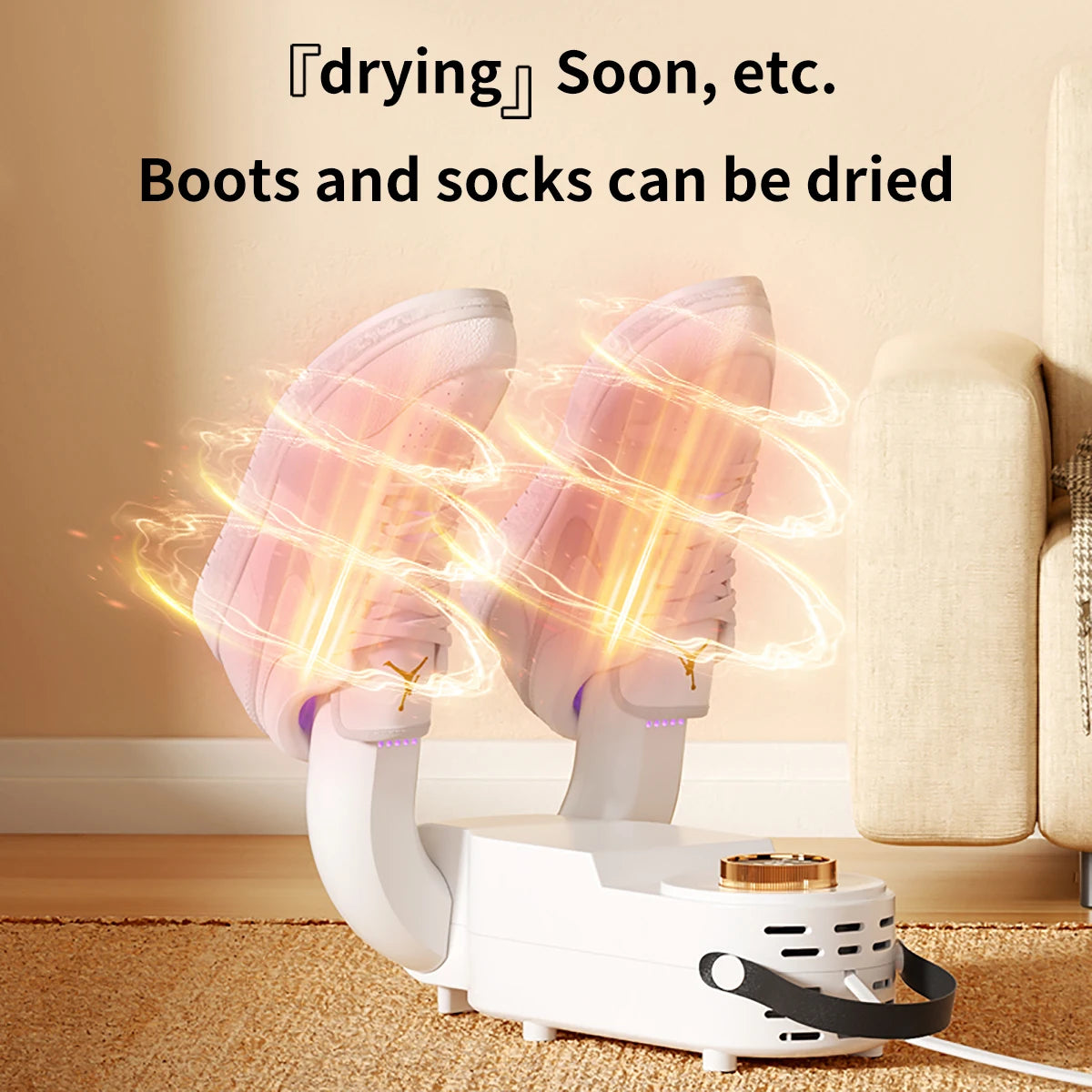 🔥 Electric Shoe Dryer Boot Warmer Shoe UV Foot Boot Dryer Eliminate Odor Fast Drying Boot Deodorizer Multifunction Socks Dryer