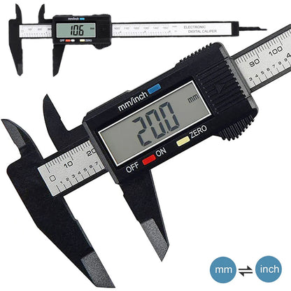 🔥 150mm 100mm Electronic Caliper Dial Vernier Caliper Gauge Micrometer Measuring Tools Digital Ruler