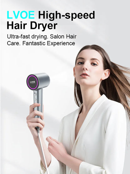 🔥 Professional Leafless Hair Dryer 220V Anion Quick Drying Household Strong Hair Constant Anion Hair Dryer