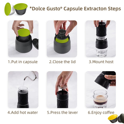 🔥 Portable Coffee Maker Espresso Machine Hand Press