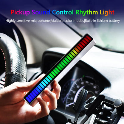 🔥 LED Pickup Light RGB Sound Control Lamp