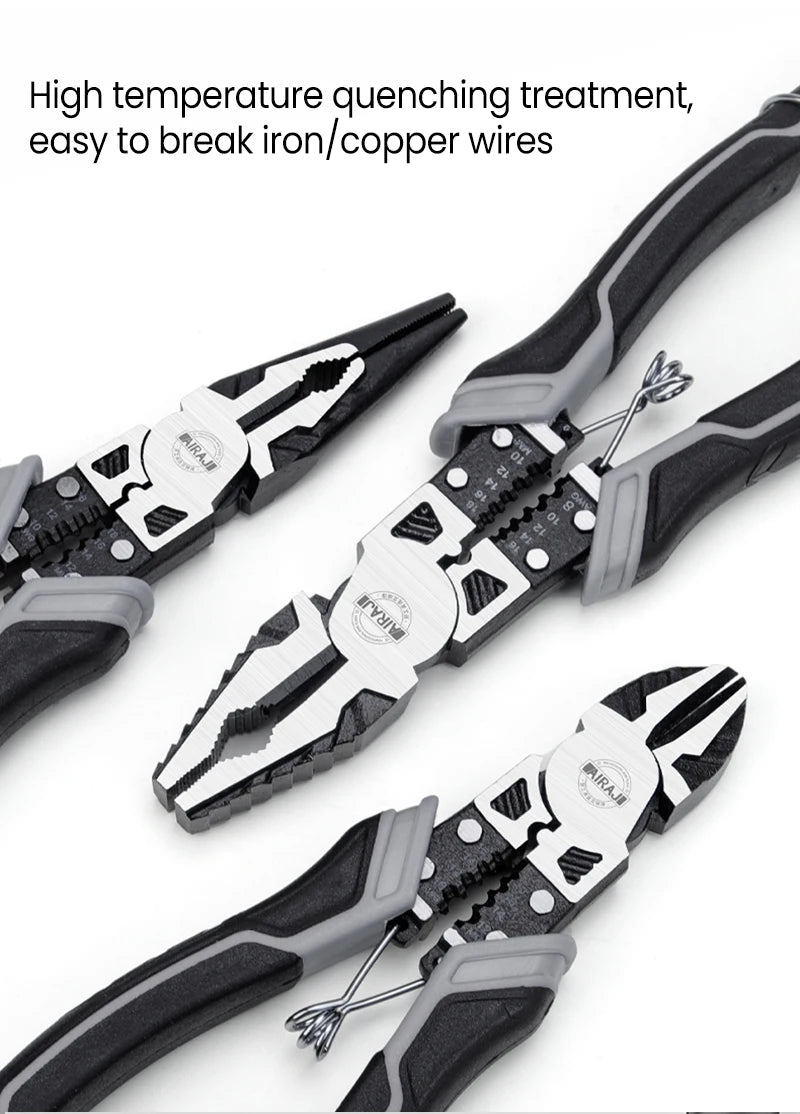 🔥 Multifunctional Universal Diagonal Pliers Hardware Wire Cutters Professional Electrician Anti Slip Durable Repair Tools