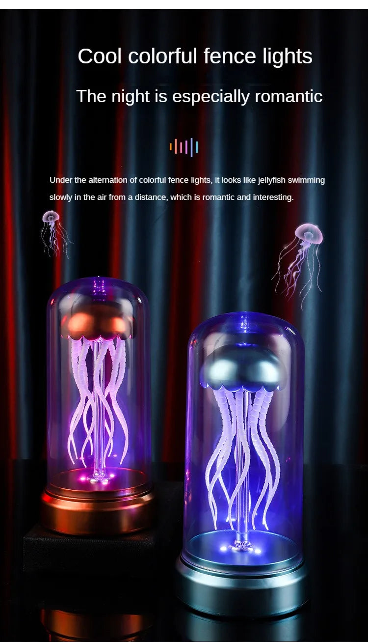 🔥 Bluetooth Octopus Audio Jellyfish Glowing Atmosphere Light Birthday Valentine's Day Gift Singing Dance Decoration Colorful Light