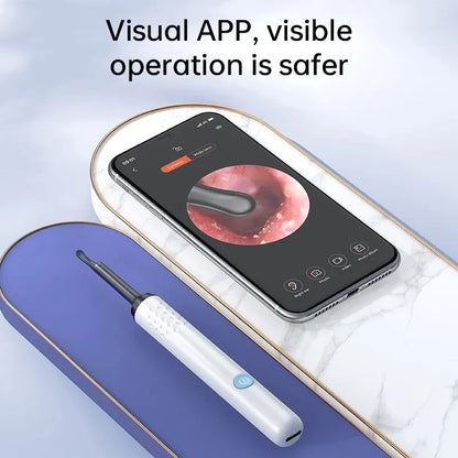 🔥 WIFI Camera Visual Ear Cleaner Sharp Camera with 6 LED Lights Ear Wax Removal Tool