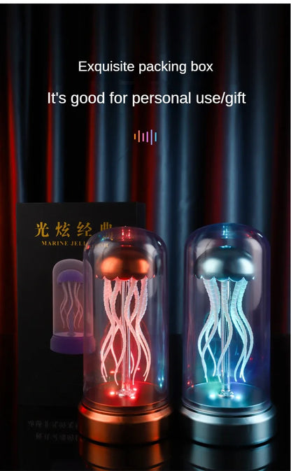 🔥 Bluetooth Octopus Audio Jellyfish Glowing Atmosphere Light Birthday Valentine's Day Gift Singing Dance Decoration Colorful Light