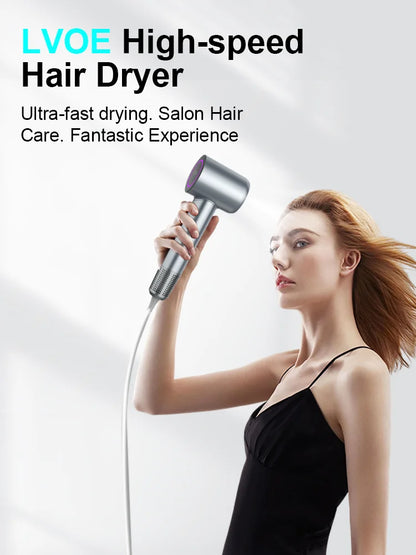 🔥 Professional Leafless Hair Dryer 220V Anion Quick Drying Household Strong Hair Constant Anion Hair Dryer