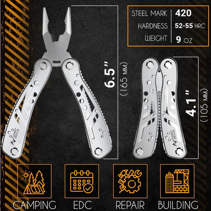 🔥 24in1 Portable Pocket Multitool Stainless Steel Pliers Knife Screwdriver Outdoor