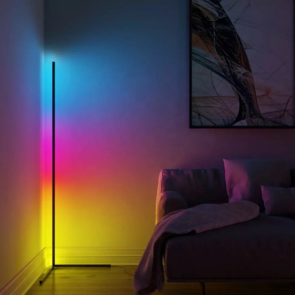 🔥 Smart RGB Dream Color Floor Lamp with Music Sync Modern 16 Million Color Changing