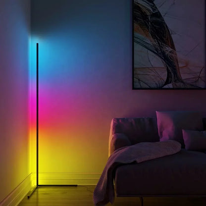 🔥 Smart RGB Dream Color Floor Lamp with Music Sync Modern 16 Million Color Changing