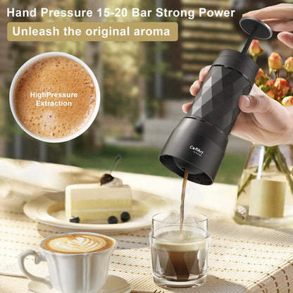 🔥 Portable Coffee Maker Espresso Machine Hand Press