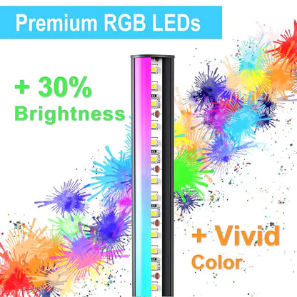 🔥 Smart RGB Dream Color Floor Lamp with Music Sync Modern 16 Million Color Changing