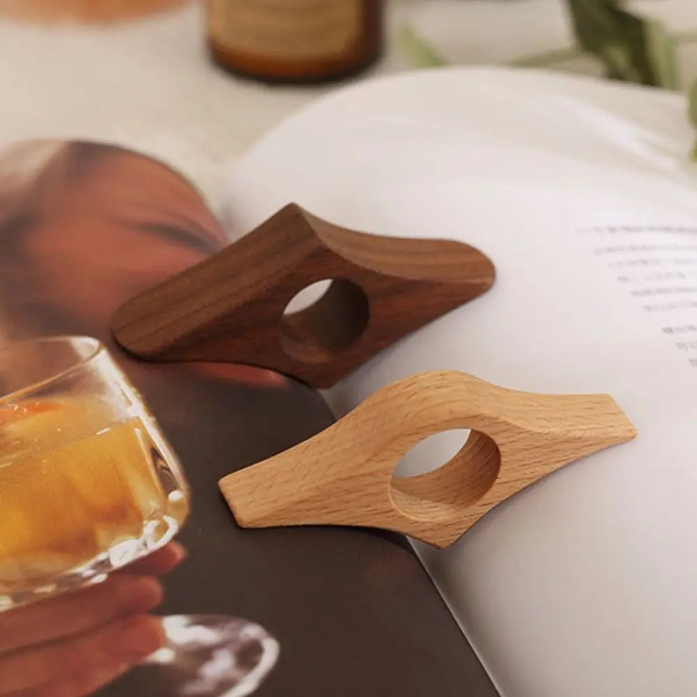 🔥 Wooden Support Book Page Holder