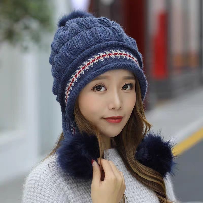 Earmuffs knitted woolcap