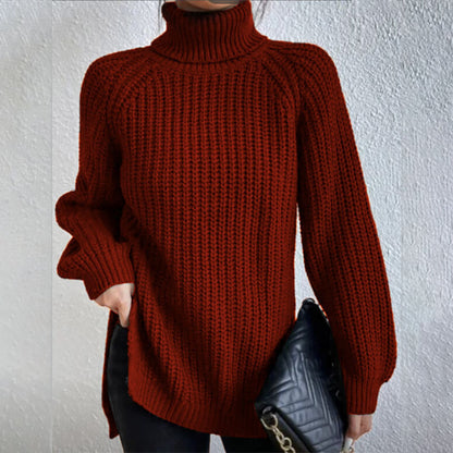 Woolen Sweater Fashion High Collar Thick Sweater