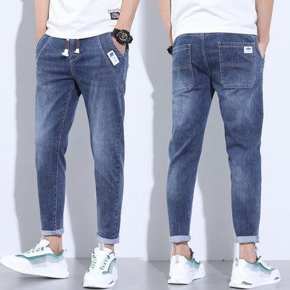 Denim Stretch Casual Men's Trousers Thin