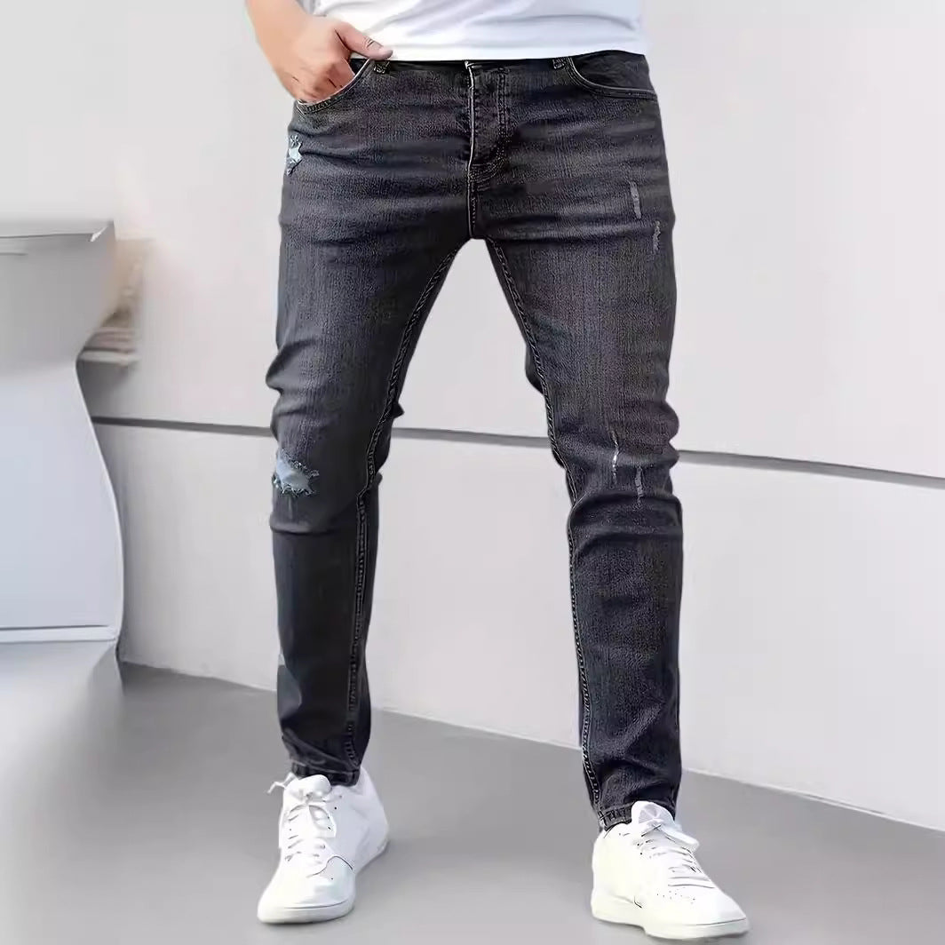 American-style Slim-fit Stretch Jeans