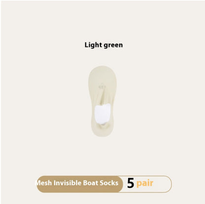 Women's Summer Thin Breathable Traceless Invisible Socks