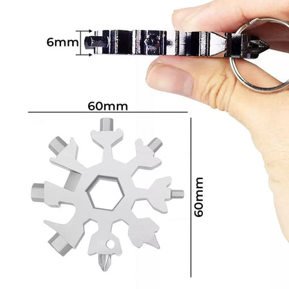 🔥 Snowflake Wrench Alloy Steel Hexagonal Universal 18-in-1